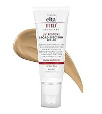 EltaMD UV Restore Tinted Face Sunscreen, SPF 40 Tinted Mineral Sunscreen for Sun Damaged Skin Rep... | Amazon (US)