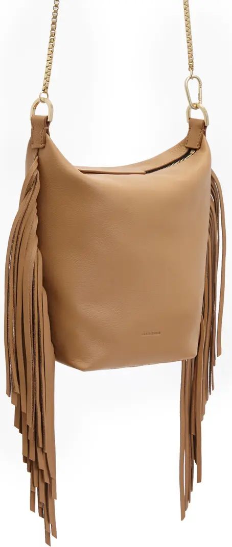 AllSaints Evaline Fringe Leather Crossbody Bag | Nordstromrack | Nordstrom Rack