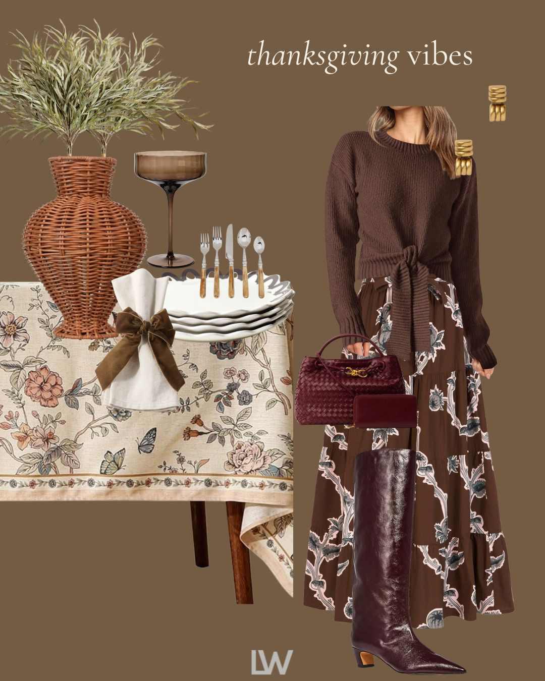 Fun floral Thanksgiving vibes! 

 