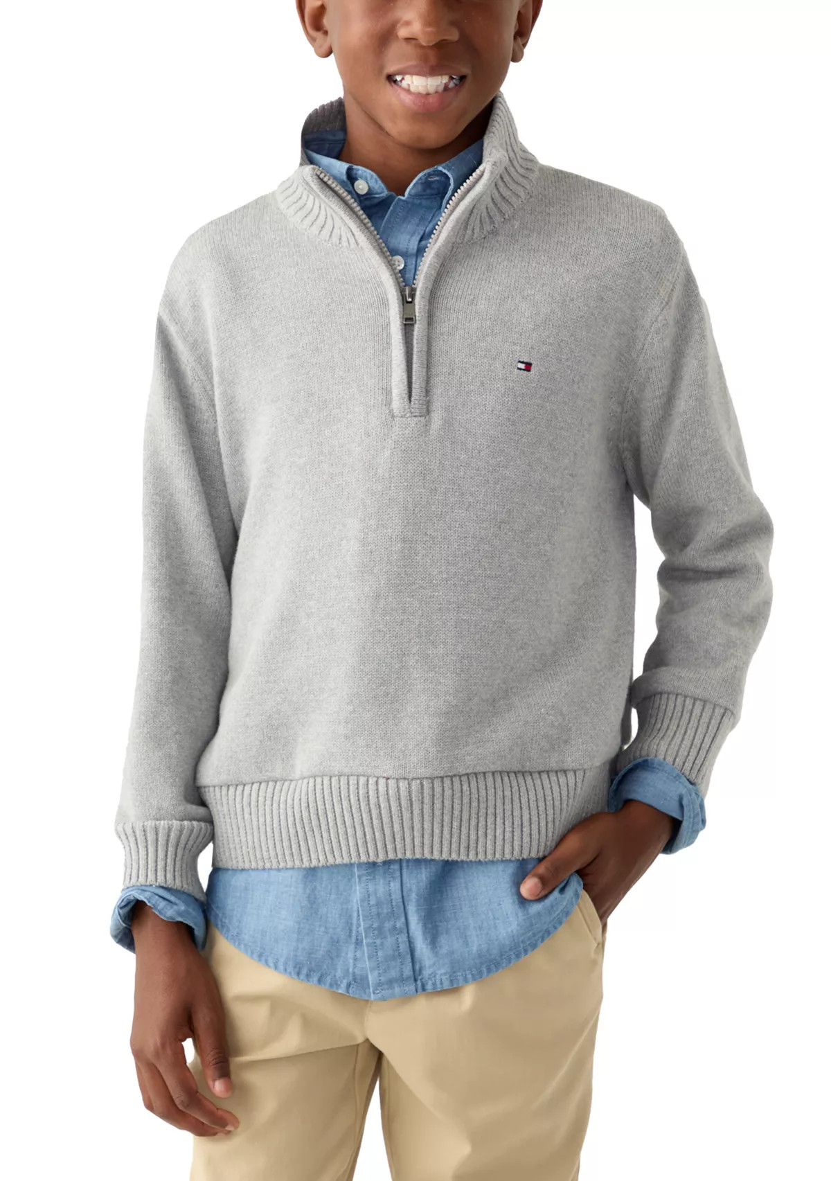 Boys 8-20 1/4 Zip Sweater | Belk