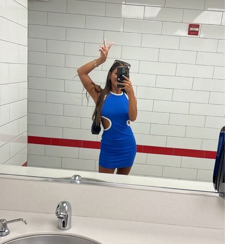 Blue cutout dress from Amazon! 

#LTKfindsunder50 #LTKitbag #LTKtravel