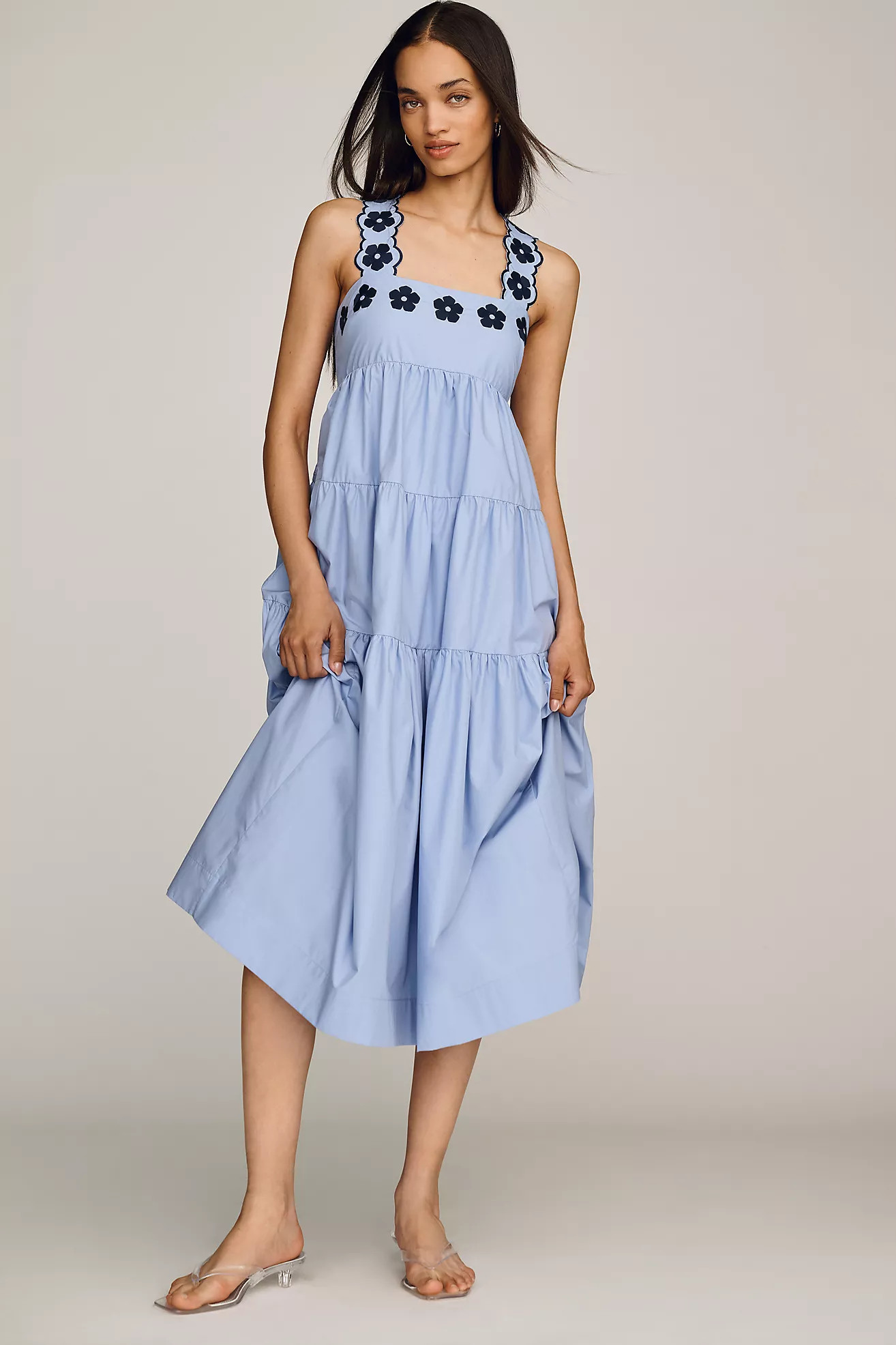 The Helena Embroidered Dress | Anthropologie (US)