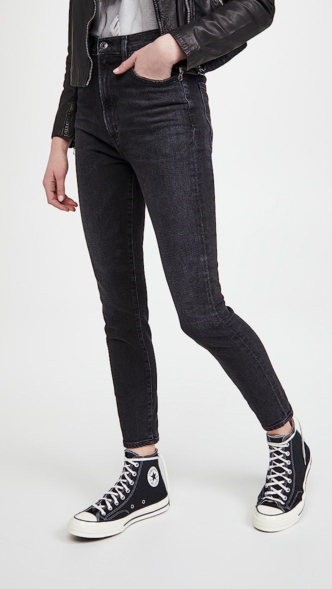 AGOLDE Pinch Waist Ultra High Rise Skinny Jeans | SHOPBOP | Shopbop