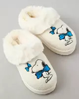 AE Peanuts Bow Scuff Slipper | American Eagle Outfitters (US & CA)