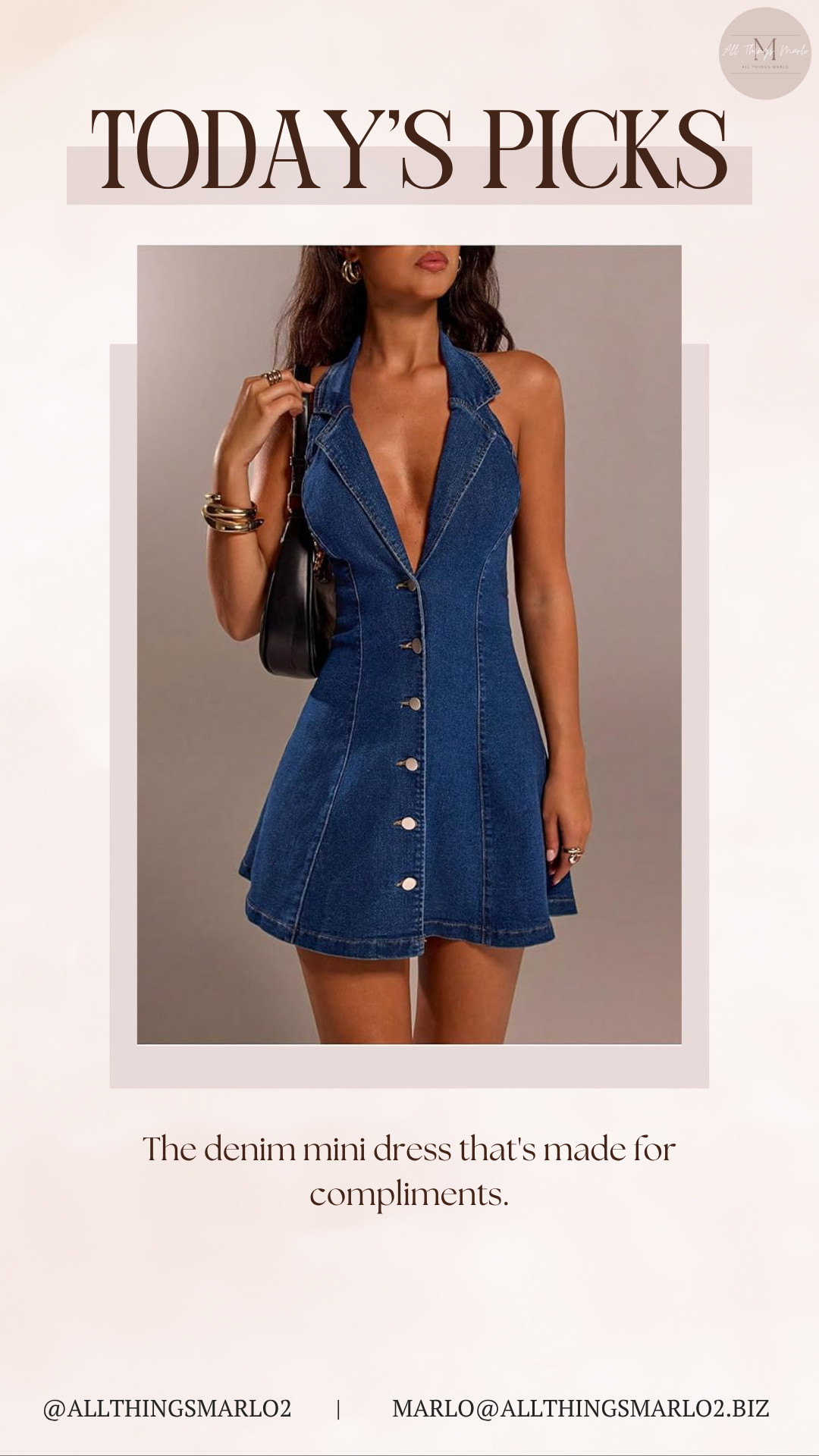 The denim mini dress that's made for compliments. 

 #LTKSeasonal #LTKWorkwear #LTKTravel