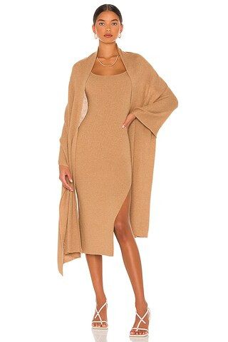 Salmah Dress With Detachable Shawl
                    
                    LPA | Revolve Clothing (Global)