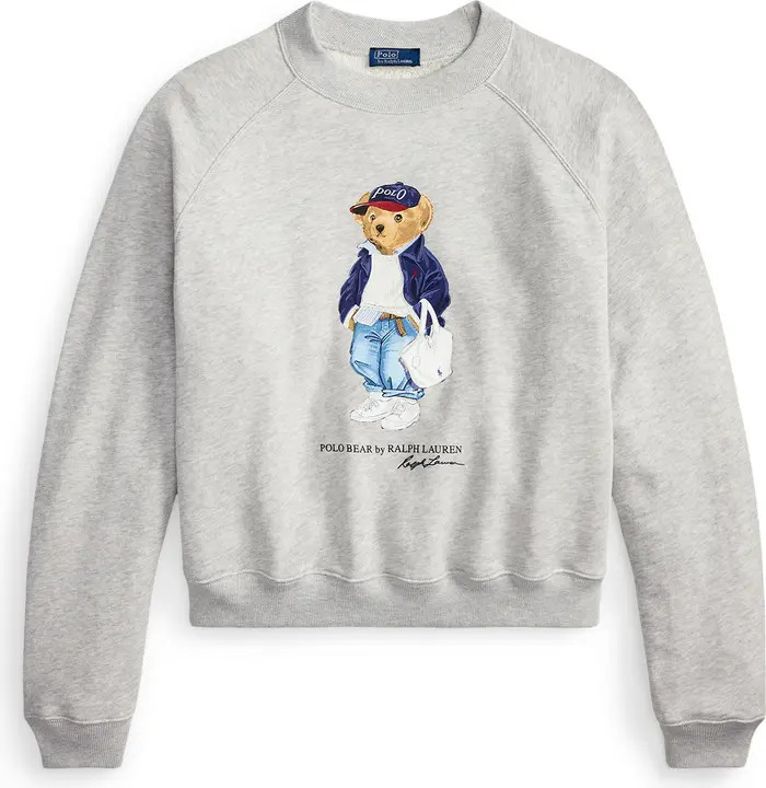 Polo Bear Lightweight Fleece Crewneck Sweatshirt | Nordstrom