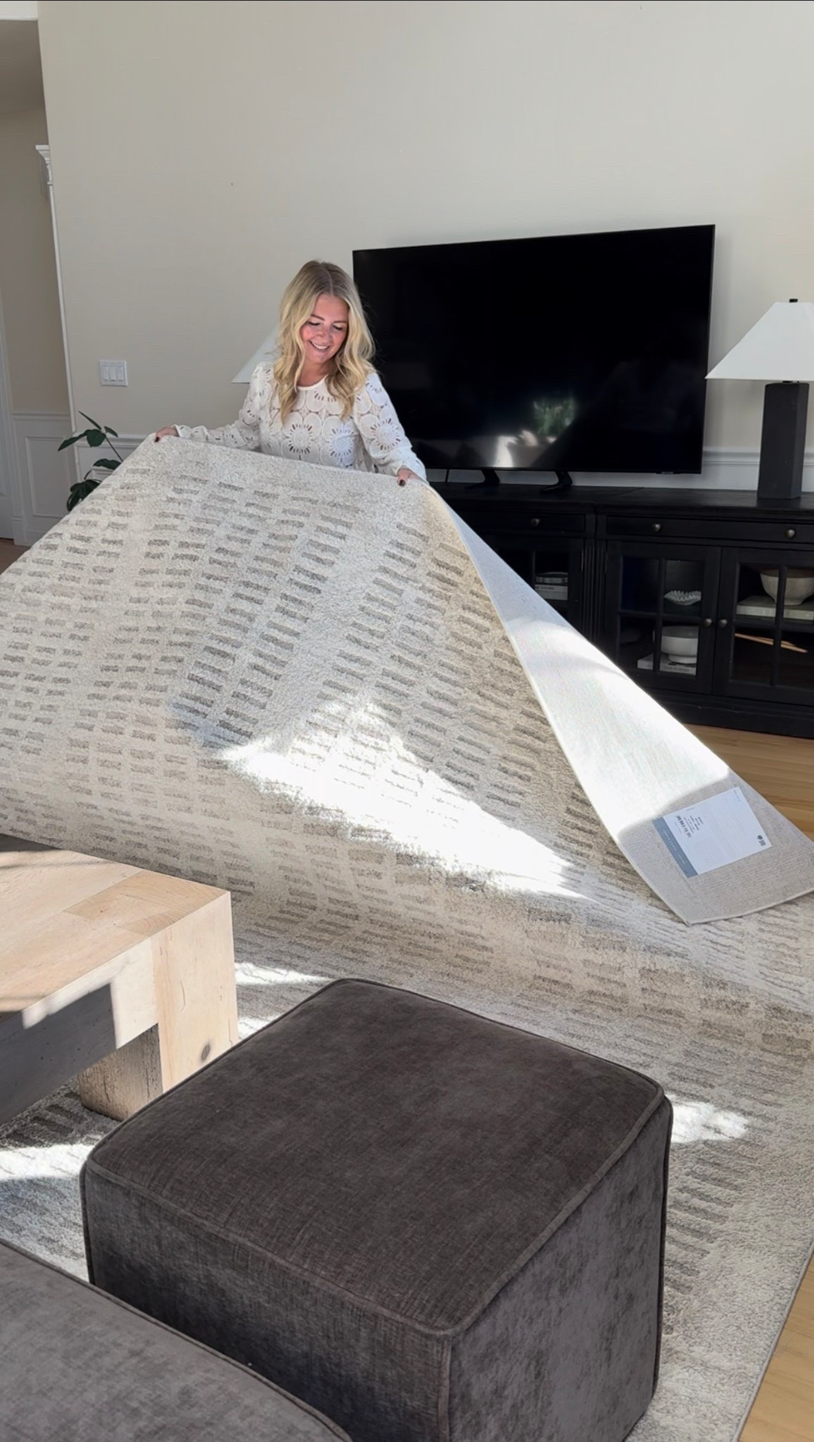 The texture on this rug is even better in person 🤍
Soft, neutral, and works with everything.

Linked here on LTK.

#LTKSaleAlert #LTKHome