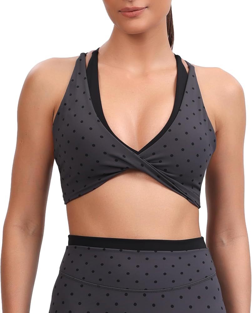 Aoxjox Metamorph Sienna Twist Sports Bra | Amazon (US)