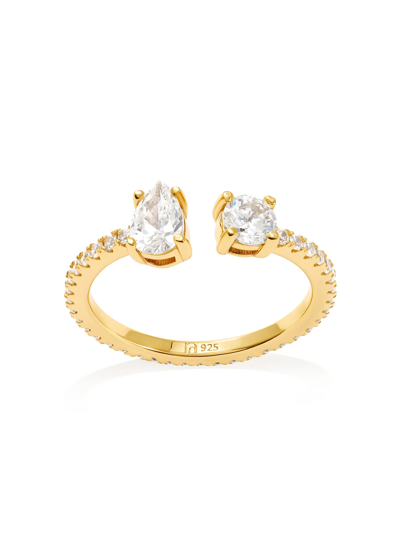 TWIN - Ring • Color: 18K Yellow Gold | Ninety-9