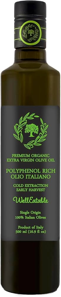 Polyphenol Rich (+800mg/kg) 2023-2024 Fresh Harvest Olio Italiano | Organic Olive Oil, Extra Virg... | Amazon (US)