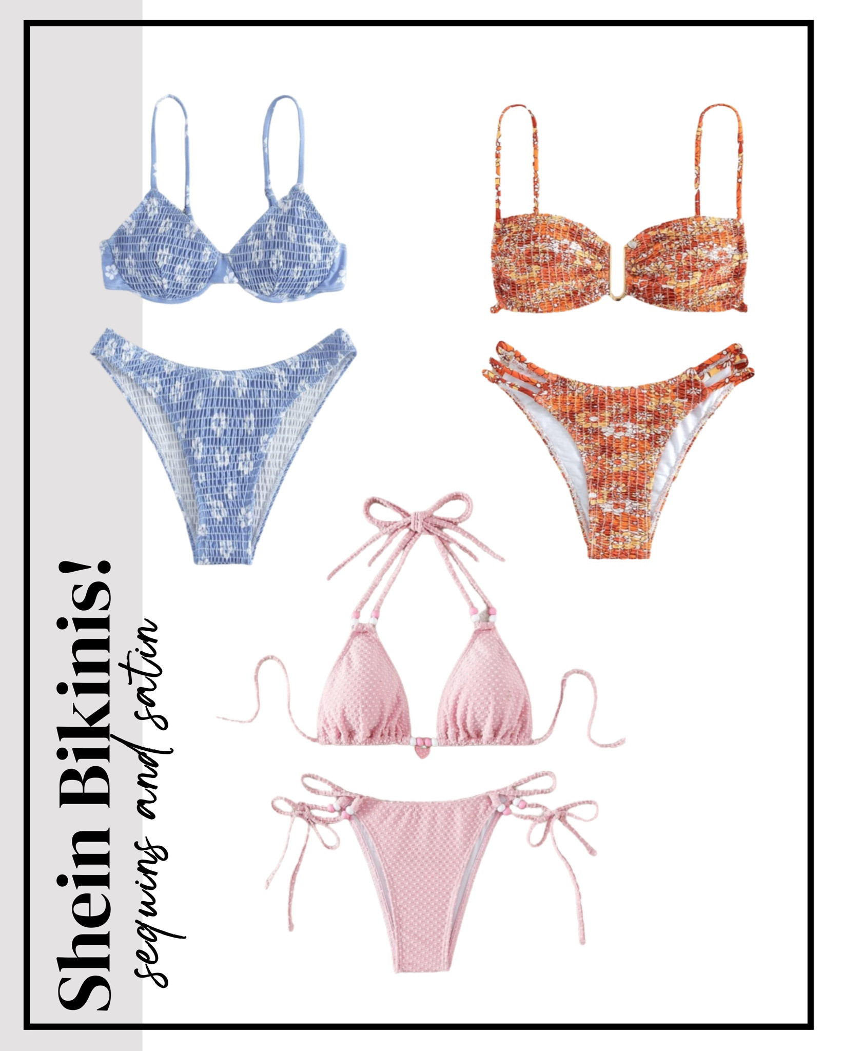 Shein bikinis
Shein swimwear
