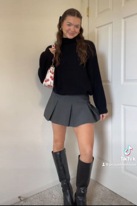 my go to holiday outfit formula! This exact skirt is from Zara last fall, and they don’t have it anymore. The exact sweater is from aerie, but I bought it secondhand from Curtsy, and it’s no longer on the Aerie website. The boots are the brand Franco Sarto, but from years ago & I can’t find the exact pair! I’m linking similar items!!

#LTKGiftGuide #LTKHoliday #LTKSeasonal