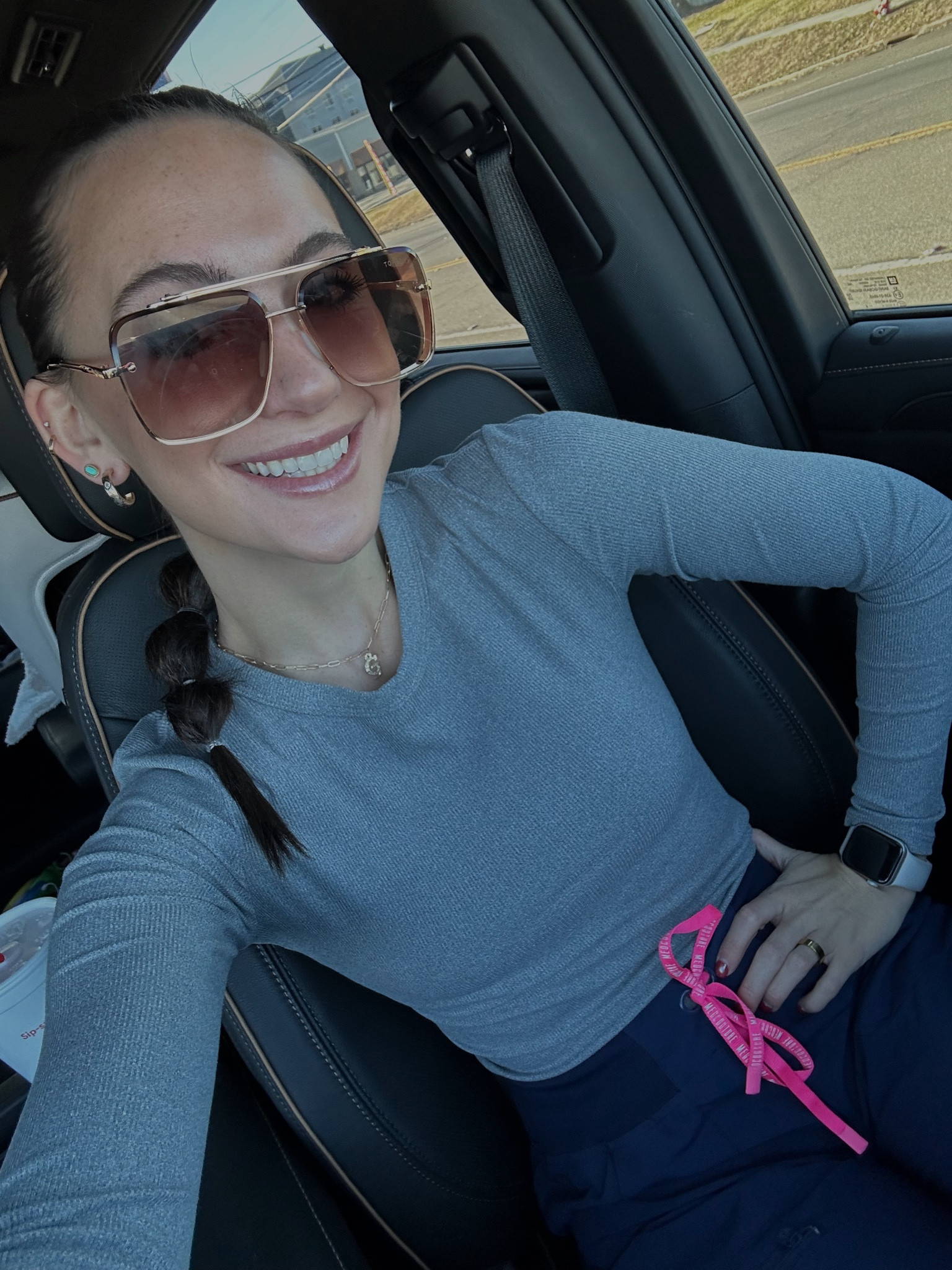 excuse me while I go to my real job 🥲 these Walmart under scrubs are the best I have ever bought! 

#LTKFindsUnder50 #LTKWorkwear