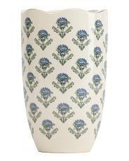 6x9.5in Metallic Accented Ceramic Decorative Vase | TJ Maxx