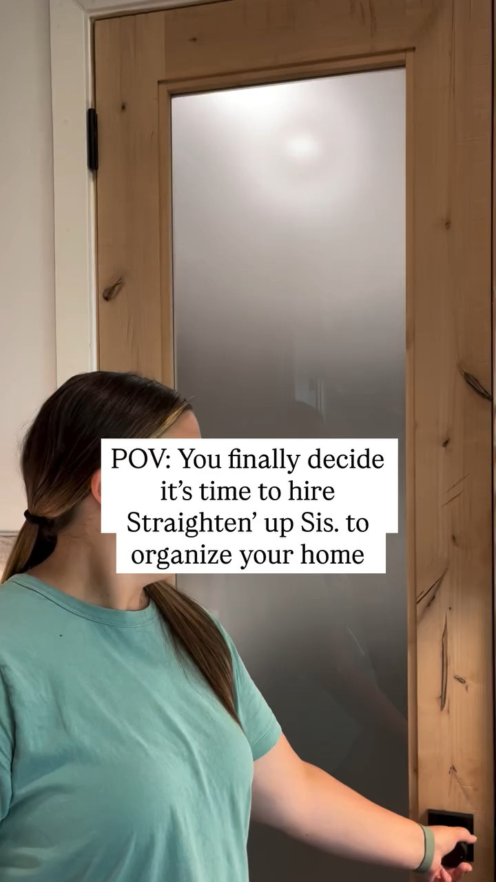 POV: you finally decided to hire Straighten Up Sis to organize your home 🤍

I organized this pantry about a year and a half ago, and I saw it again a couple weeks ago. And guess what… the systems are still working.

Is it Pinterest perfect? No.
But 7 people live in this house, groceries are constantly coming in and out, and it’s still organized.

That’s the goal.

Not perfection.
Systems that work for real life.

If you want the links to the bins and organizers used in this pantry, comment PANTRY and I’ll send them to you.

And if you’re feeling overwhelmed in your own home and want help creating systems that actually stay organized, send me a message. I’d love to help.

#professionalorganizer #homeorganization #organized #organizedhome #straightenupsis