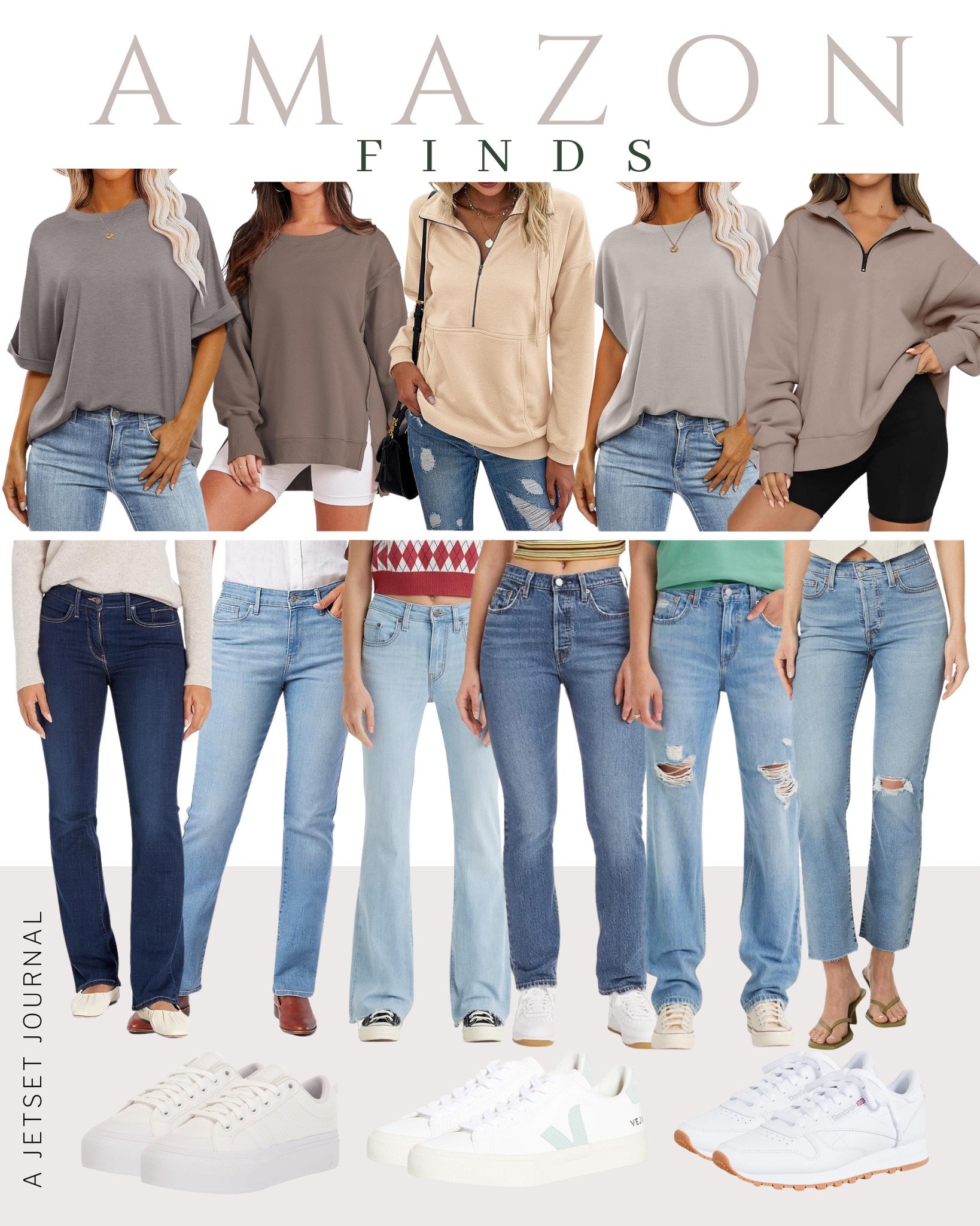 Get ready for the season with these perfect transitional pieces!

lightweight sweater, denim jeans, casual outfit, amazon fave, amazon finds, amazon fashion, transitional style, summer to fall, transitional outfit

#LTKShoeCrush #LTKSeasonal #LTKStyleTip