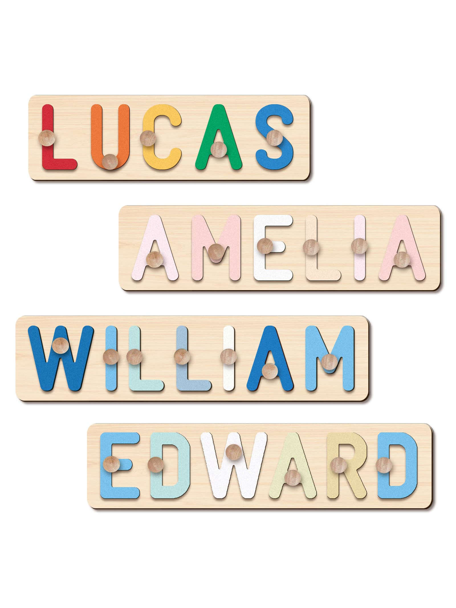 TrendsEarly Learning Toys For Baby Boy Or Baby Girl, Halloween Christmas Gifts, Baby Name Puzzle,... | SHEIN