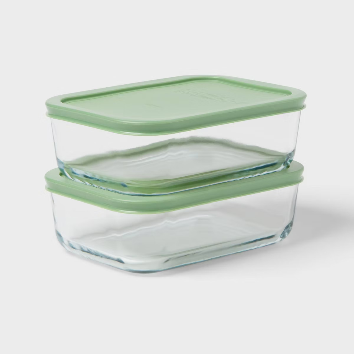 2pk Glass Rectangular Food Storage Container Set - Room Essentials™ | Target