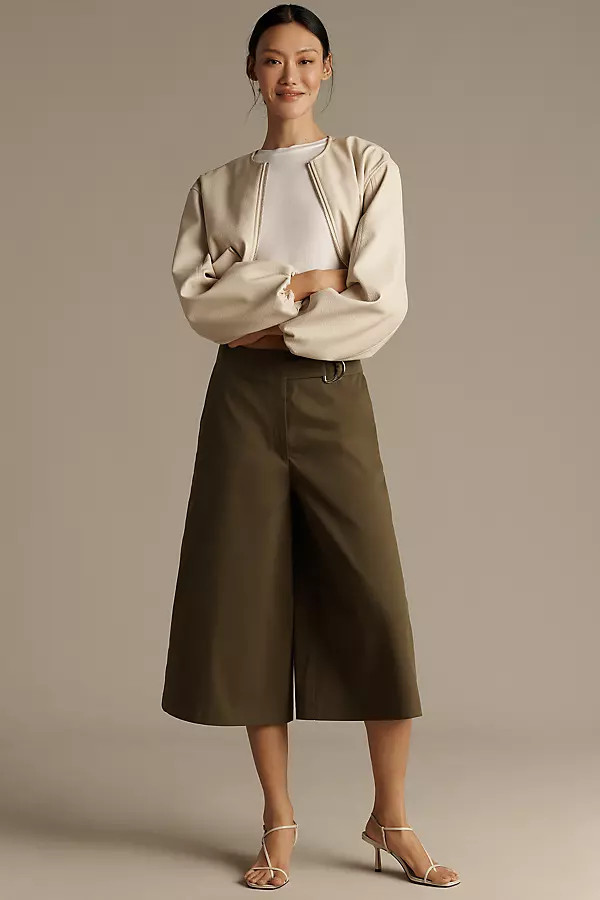 Exquise Belted Culotte Pants | Anthropologie (US)