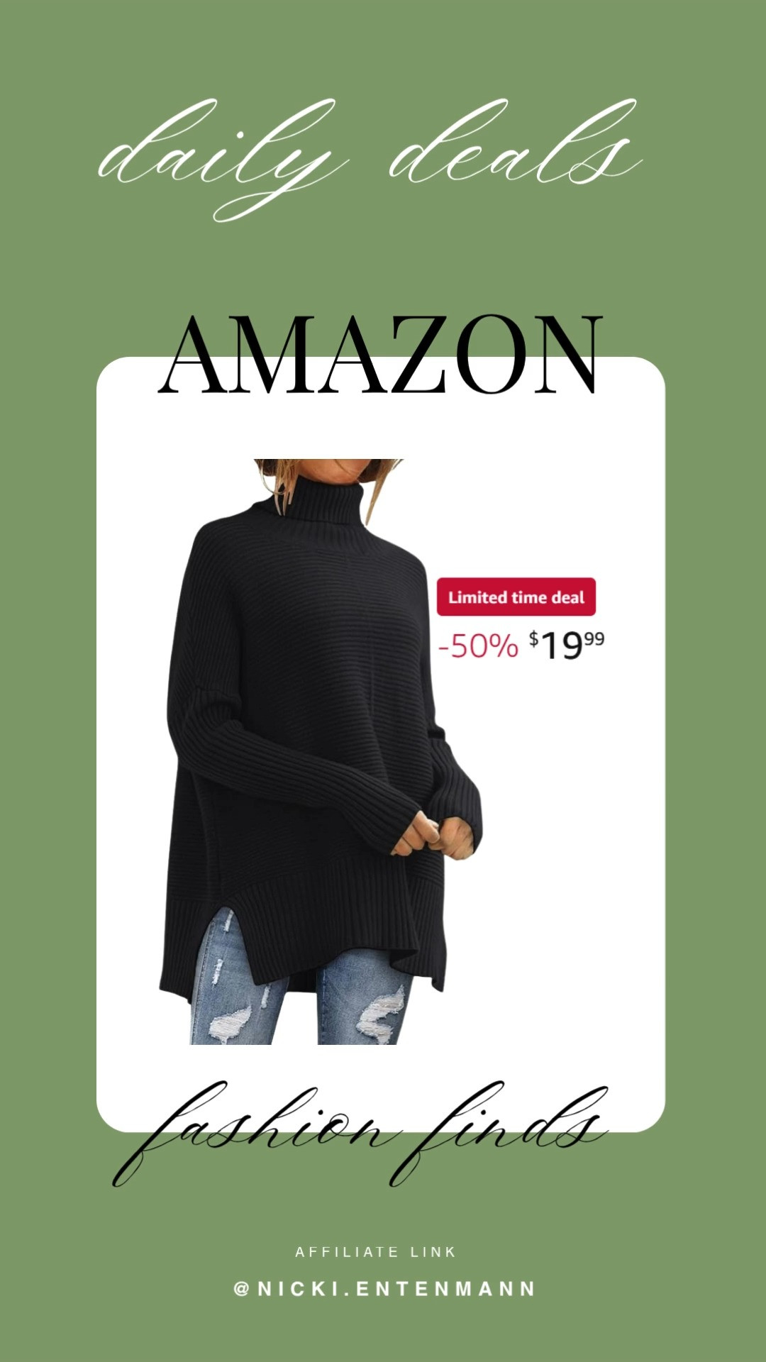 Cuddle into oversized turtleneck comfort with batwing sleeves and ribbed texture, a tunic sweater that flirts with chilly days and makes sweater weather feel effortlessly chic and cozy every season.
#OversizedSweater #Turtleneck #BatwingSleeve #RibbedTunic #FallFashion #CozyStyle #SweaterWeather #ChunkyKnit #AutumnStyle #WardrobeStaple 

 #LTKSaleAlert #LTKFindsUnder50 #LTKStyleTip