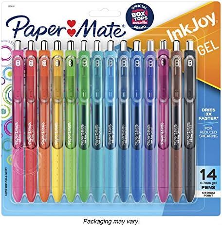 Paper Mate Gel Pens | InkJoy Pens, Medium Point, Assorted, 14 Count | Amazon (US)