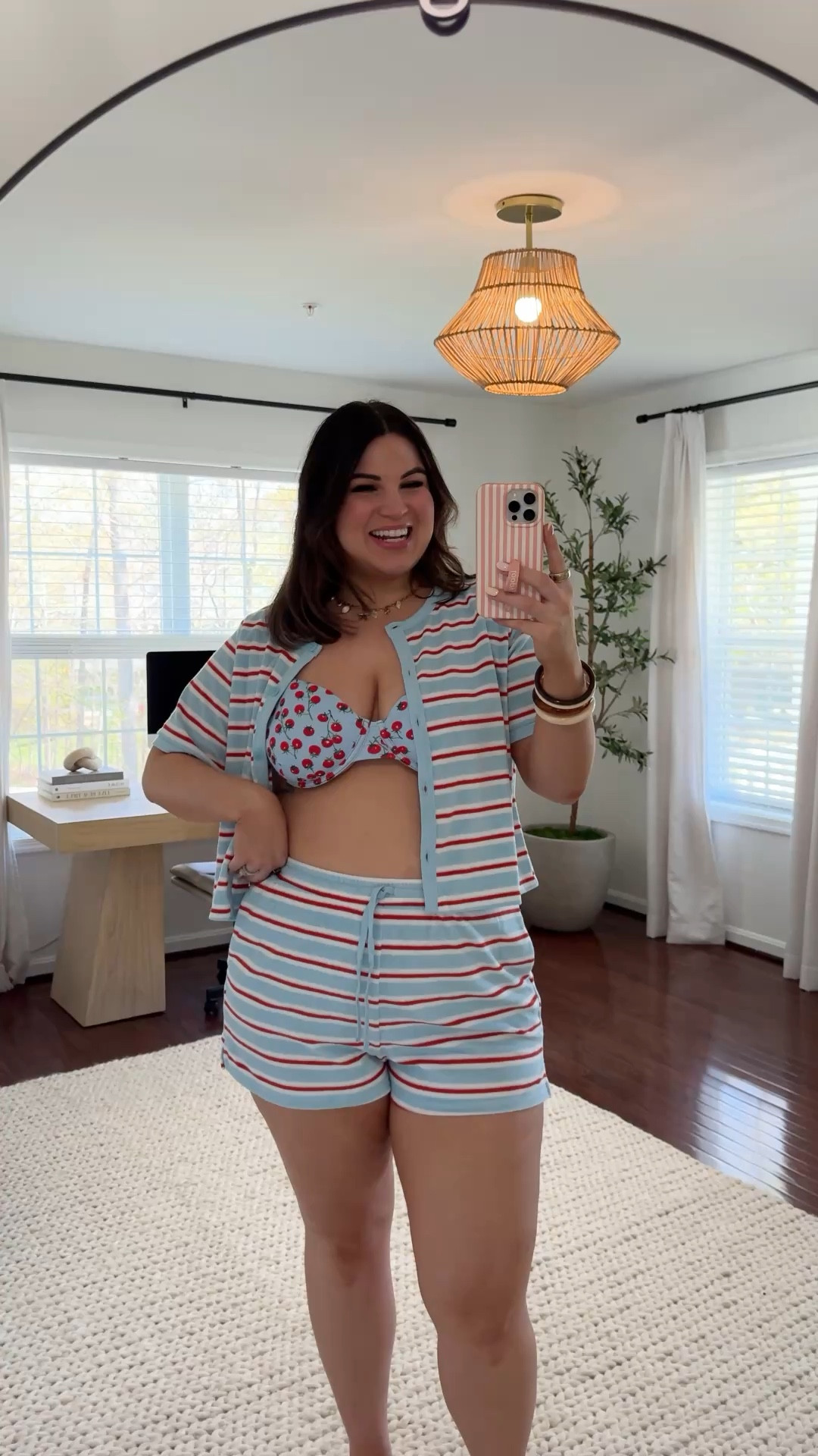 #AD Midsize vacation outfits from @Kohl's 

Striped tee- size XL
Blue pants- size XL long
Mini skirt- size XL
Yellow top - size XL
Stripe Dress- large 
Stripe swimsuit - XL
Terry shorts- size XL
Terry cardigan- size XL
Bikini top- size XL
Tee- size XL


#kohlspartner #kohlsfinds 