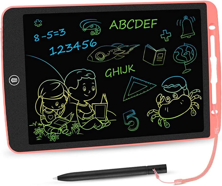 LCD Writing Tablet 12 Inch Toddler Doodle Board, Colorful Drawing Tablet, Erasable Electronic Pai... | Amazon (US)