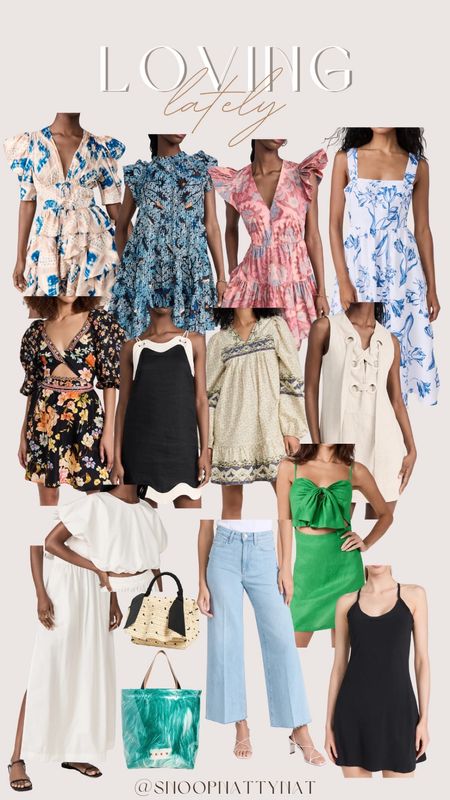 Shopbop  - dresses - wedding guest - vacation dress - summer dress - vacation outfit - colorful dress - ruffle dress - casual outfit 

#LTKitbag #LTKSeasonal #LTKstyletip