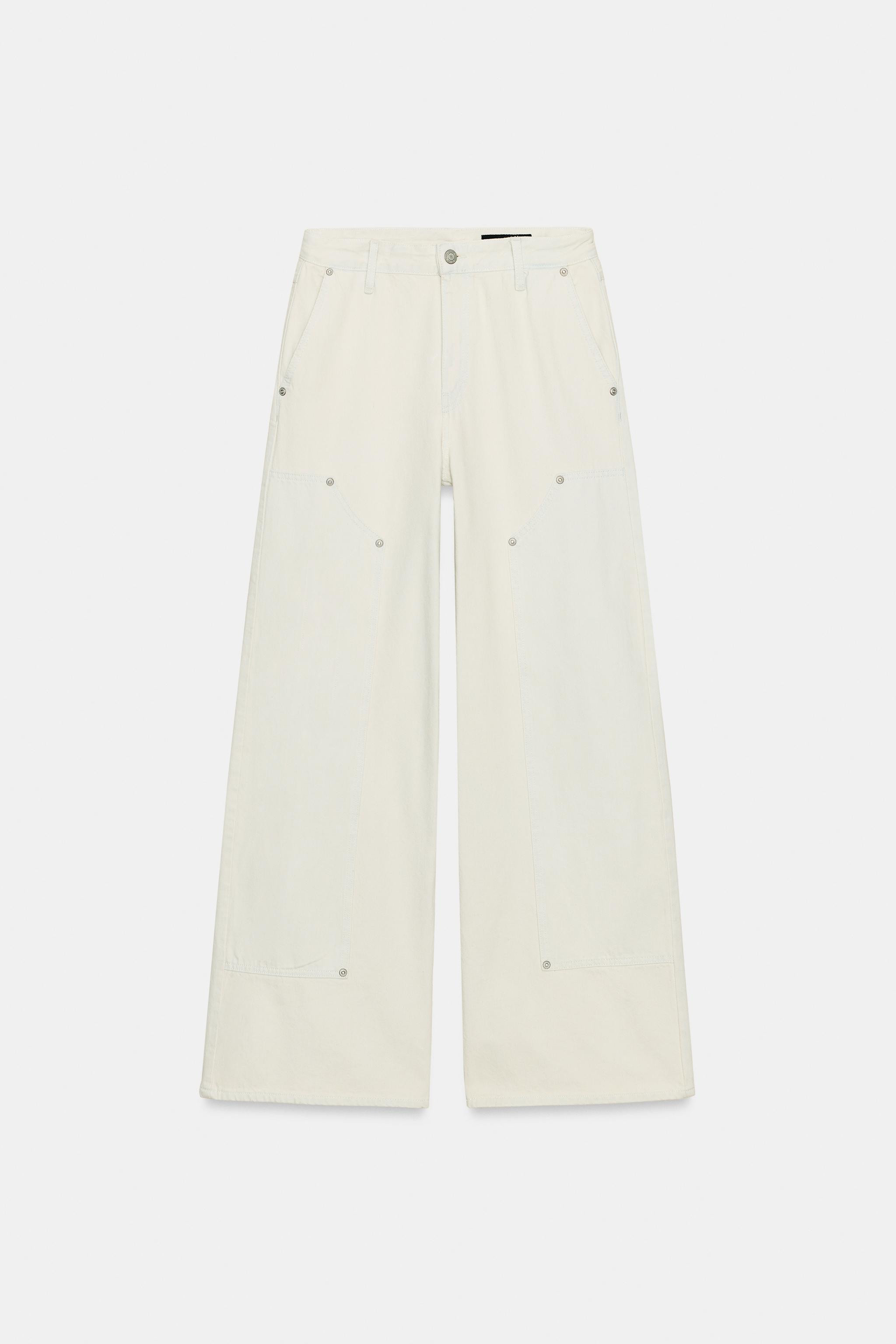 ZW COLLECTION MID-RISE BELT LOOP JEANS | Zara US