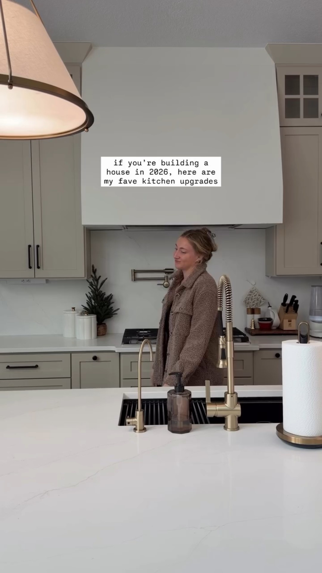 let’s chat kitchen upgrades 👌🏼✨

if you’re building or renovating and need build tips, DIY inspo and my fave boujee on a budget finds, TAP FOLLOW ◡̈ 
comment KITCHEN to receive the direct link to everything in this space. 

our kitchen is one of the main areas that we budgeted more splurge type items, we DIYd most of this build and saved everywhere we could, but the kitchen was not an area we wanted to have to move in and “re do” by choosing builder grade options. 

we chose to do custom Amish cabinetry, these will last us a lifetime and are so well made. I opted for drawers instead of cabinets on the bottom, GAME CHANGER for plates and pots/pans. we added 2 dishwashers which also should be a no brainer if you hate doing dishes and have young kids. we added the hidden pantry door so the butlers pantry is connected, along with lotsssss of extra storage and other amazing @revashelf drawer inserts. 

drop your questions below 👇🏼✨