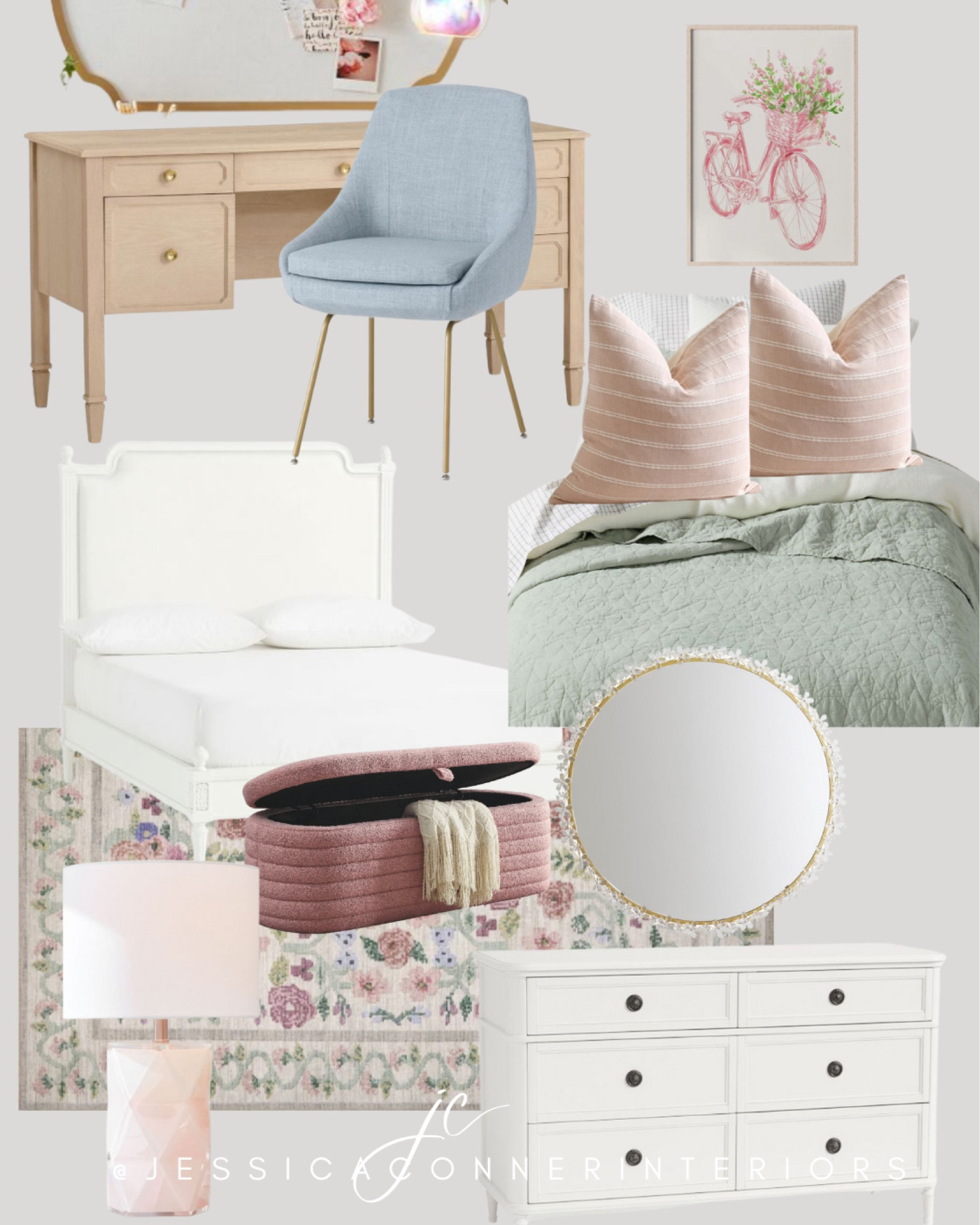floral girl room design 

#LTKHome