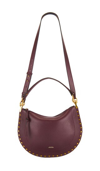 Oskan Soft Zip Bag in Burgundy | Revolve Clothing (Global)