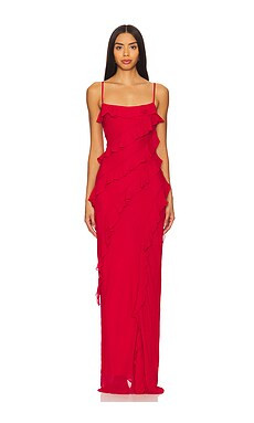Lovers and Friends Delora Gown in Red from Revolve.com | Revolve Clothing (Global)