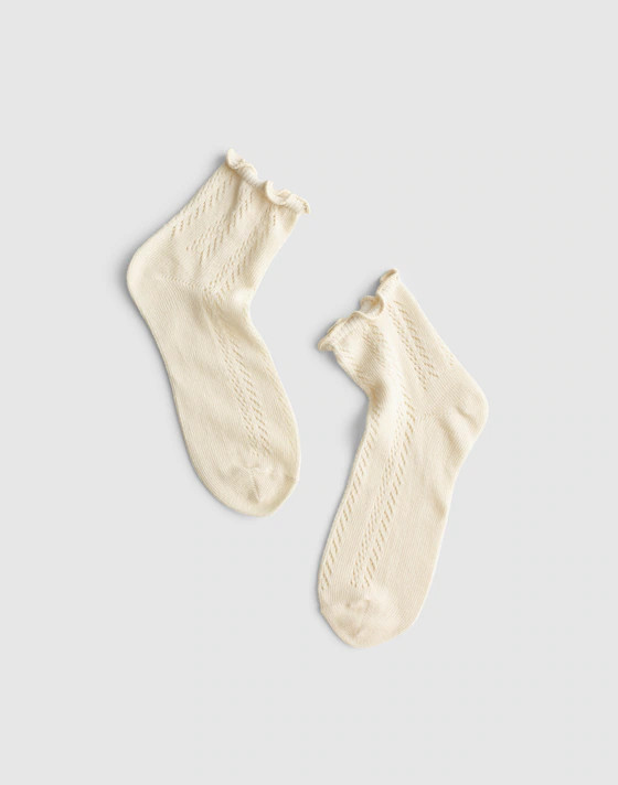 Waffle-Knit Ankle Socks | Madewell | Madewell