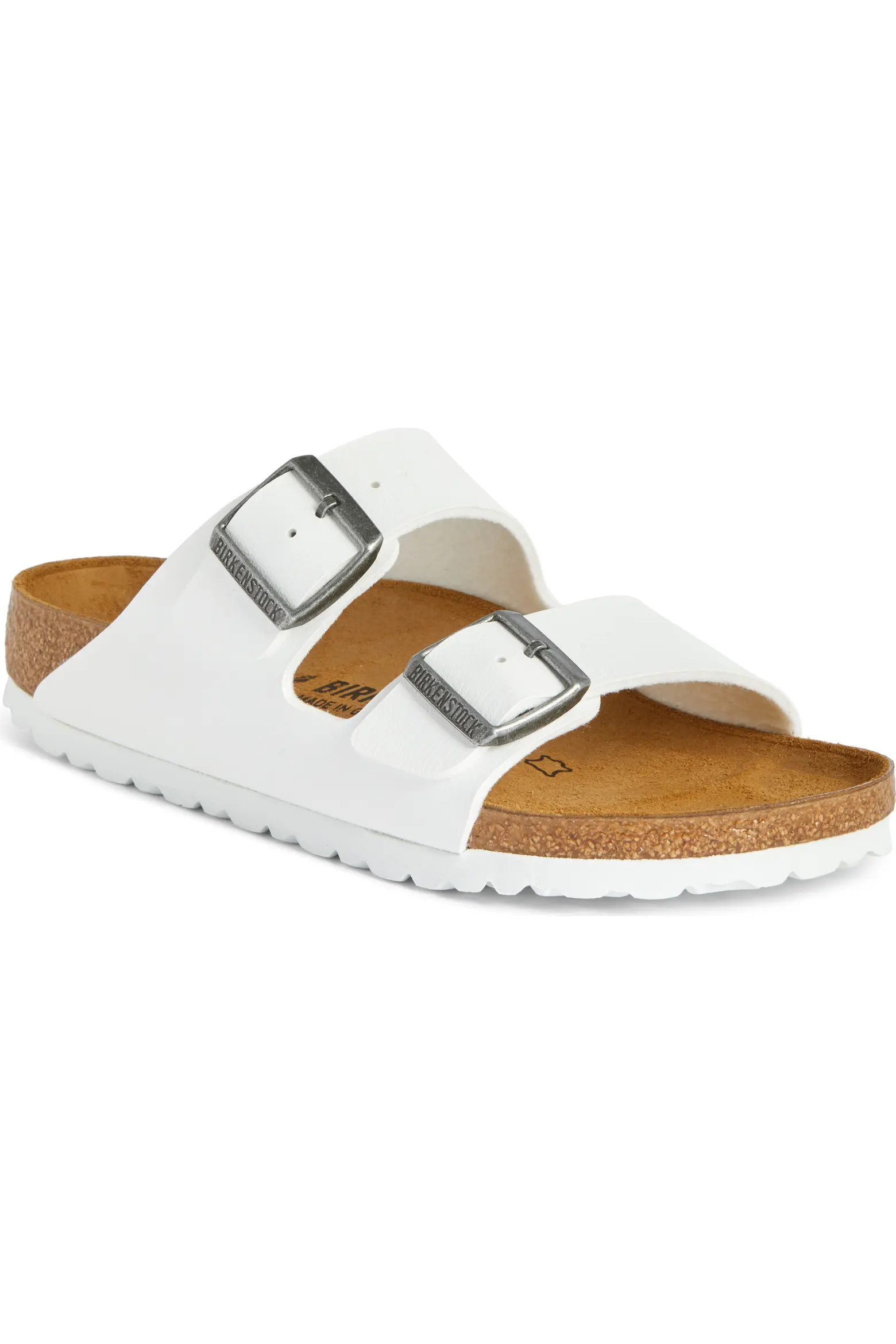Birkenstock Arizona Faux Leather Slide Sandal (Women) (Women) | Nordstromrack | Nordstrom Rack