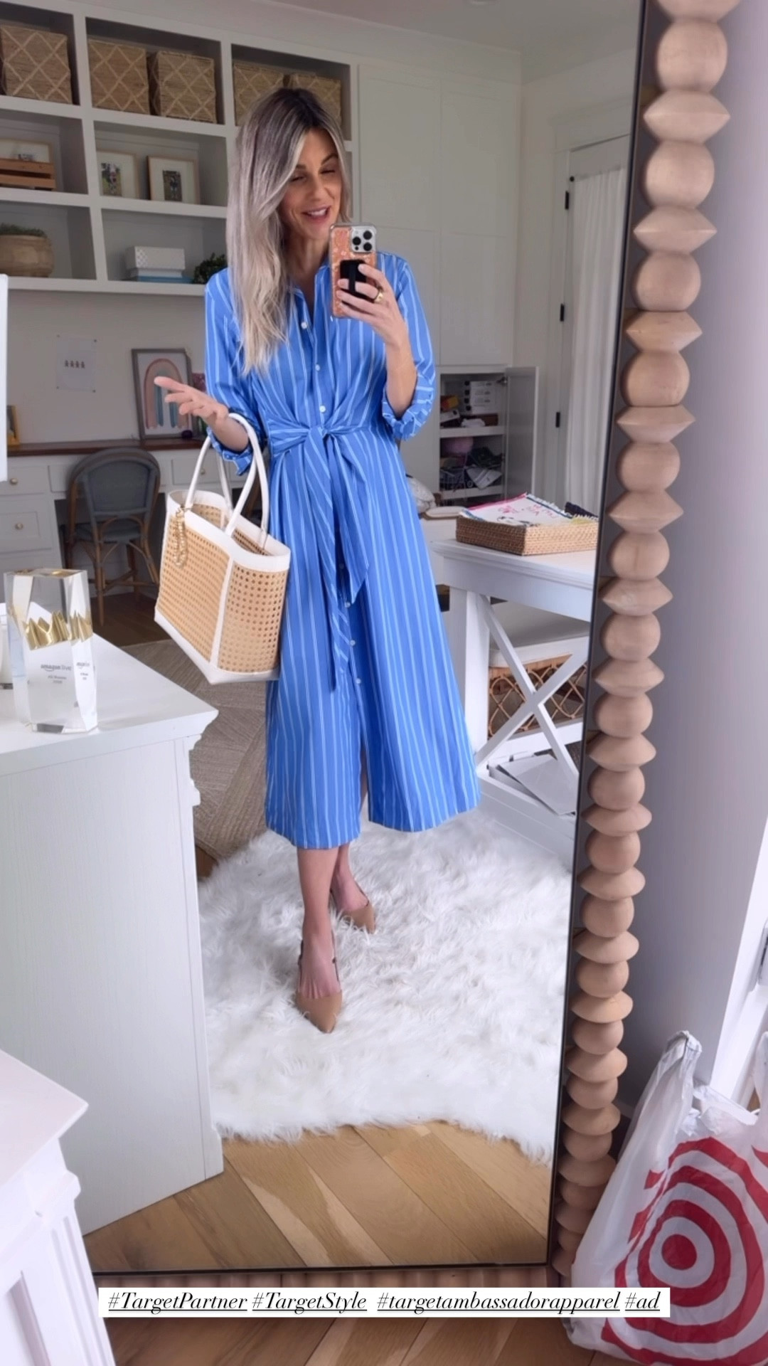 This dress from target is so cute and so flattering! Read the reviews, cause others agree! I’m wearing a size small, which is my normal size so it’s true to size! Also the tie is a little bit on one side, which makes it look extra special and high-end to me. You need to get this dress! It comes other colors too.

@Target @TargetStyle #Target #TargetPartner #Targetstyle #AD #targetambassadorapparel

#LTKFindsUnder50