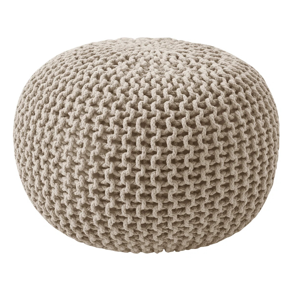 Round Pouf Foot Stool Ottoman By | Wayfair North America