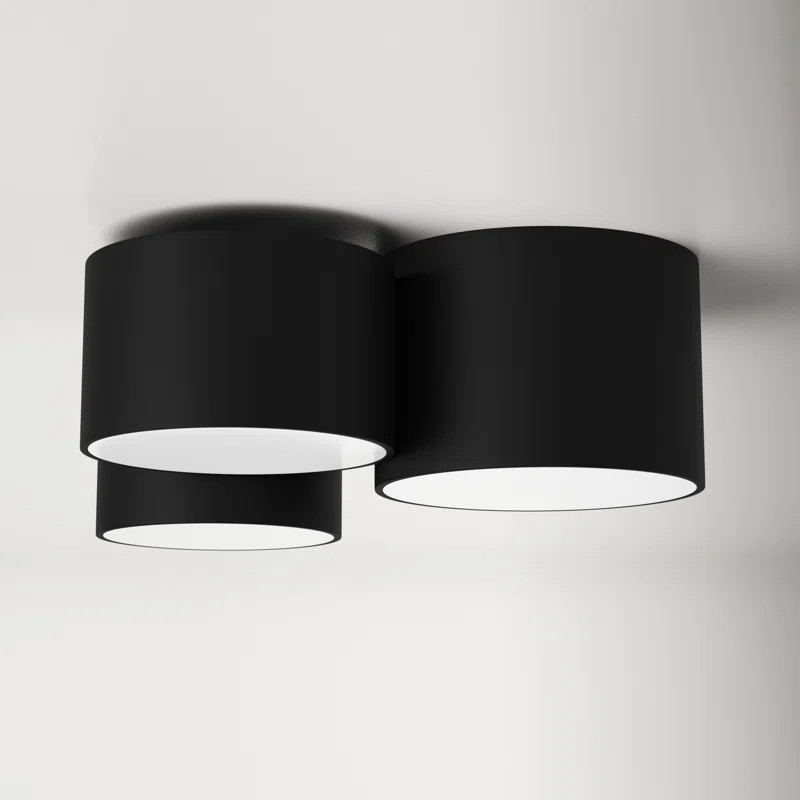 Beckman 3 Light Fabric Flush Mount | Wayfair North America