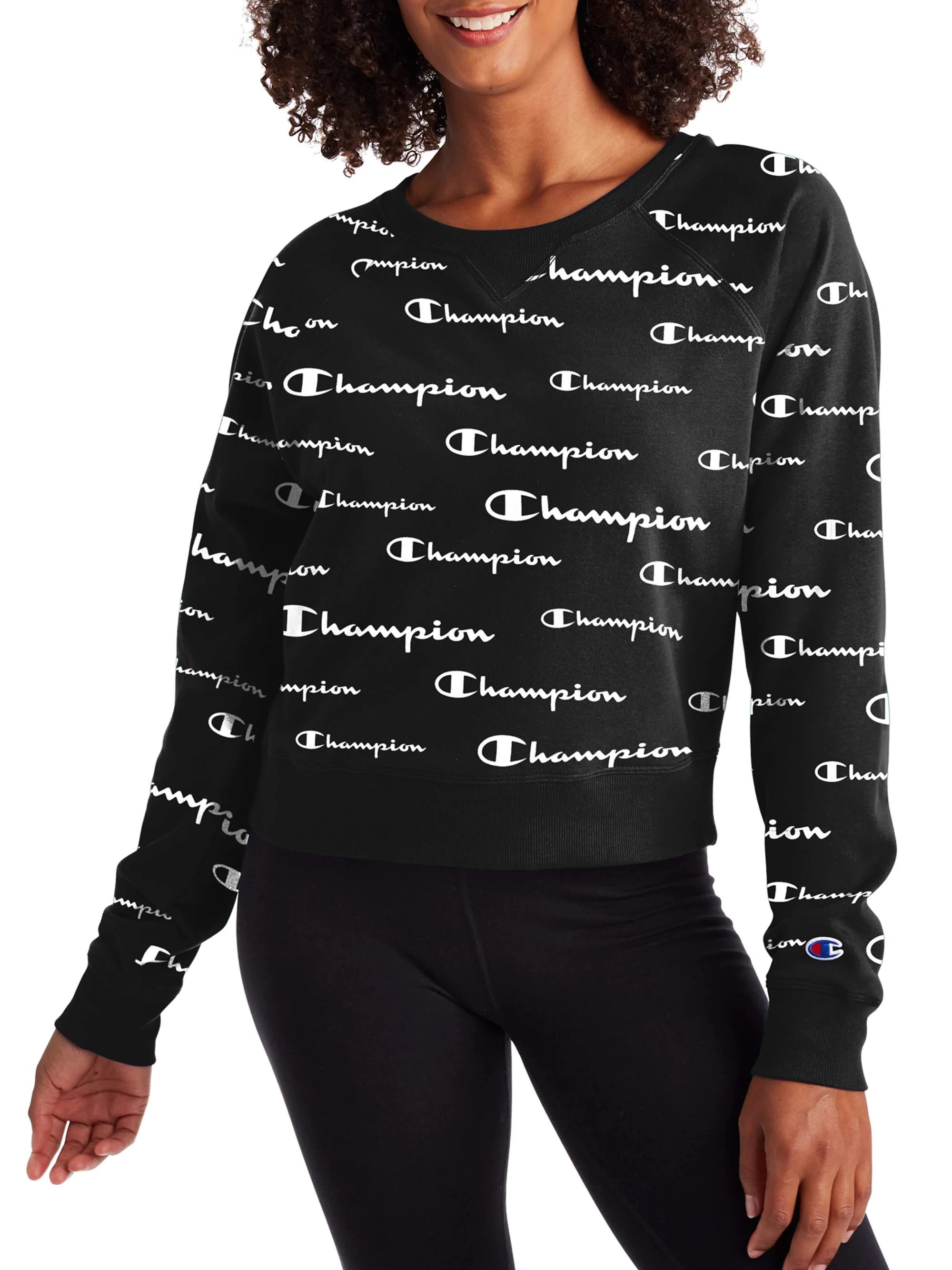 Champion Women’s Campus French Terry Crew Neck Sweatshirt | Walmart (US)