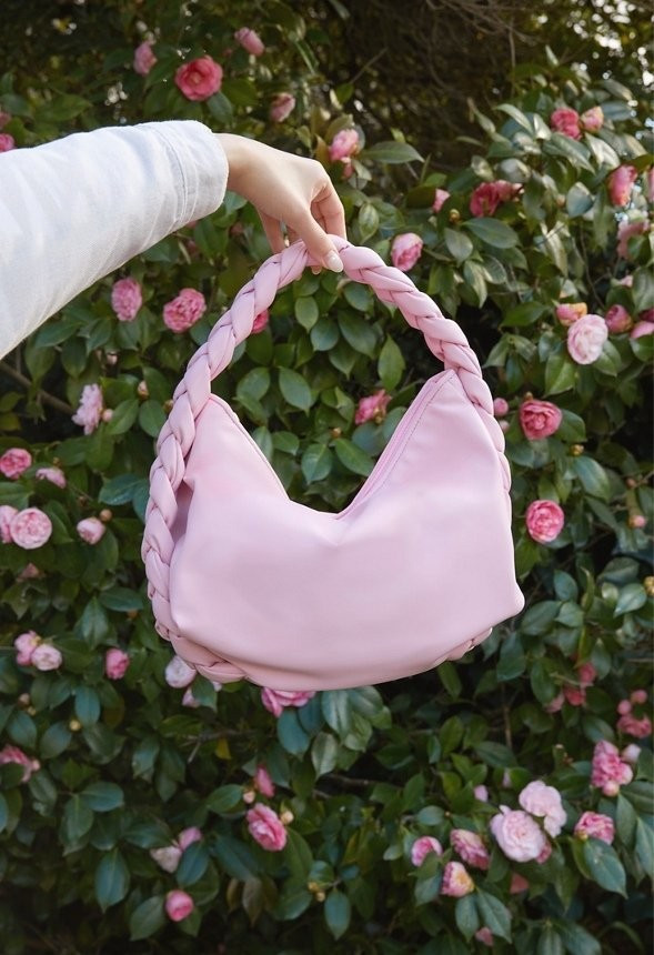 Thick Braided Handle Clutch | JustFab