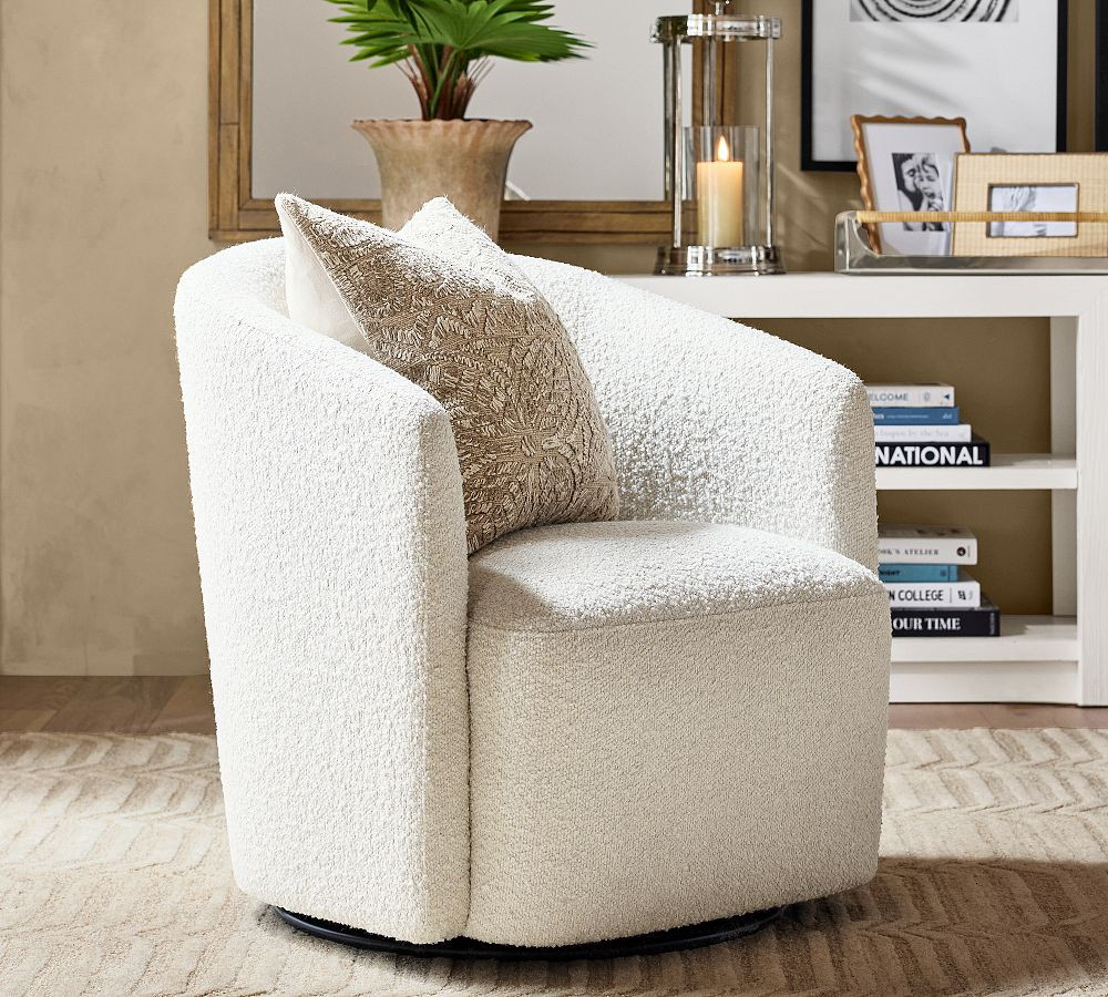 Preston Swivel Chair | Pottery Barn (US)