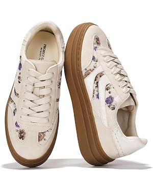 Project Cloud Platform Sneakers for Women Footwear - Memory Foam Insole Womens Shoes, Lightweight... | Amazon (US)