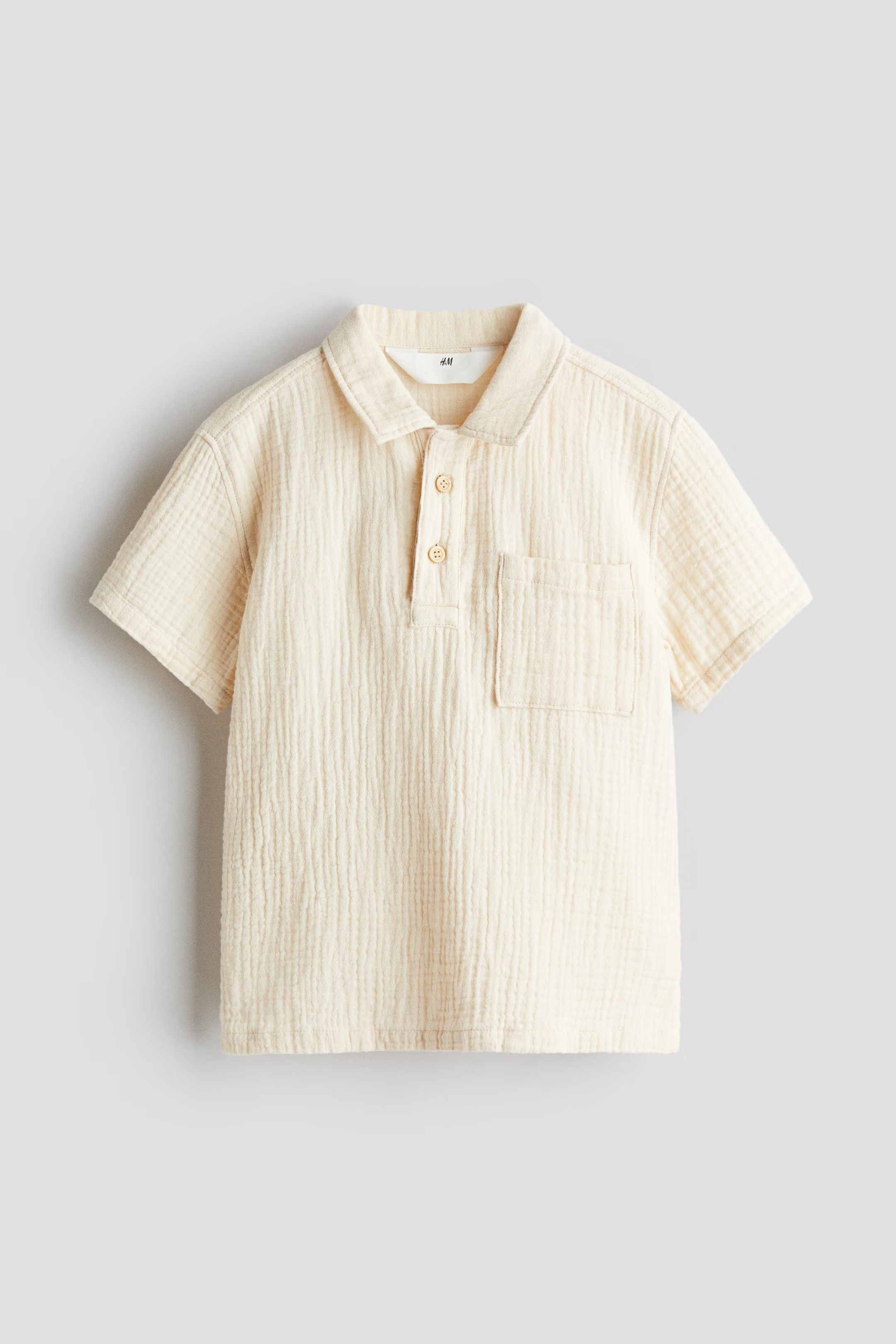 Cotton Muslin Pullover Shirt | H&M (US + CA)