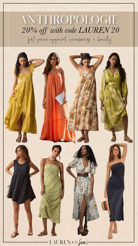 so many fun dresses for summer! 😍 use code LAUREN20 for 20% off at @anthropologie right now! 🙌🏻

#LTKSaleAlert #LTKStyleTip