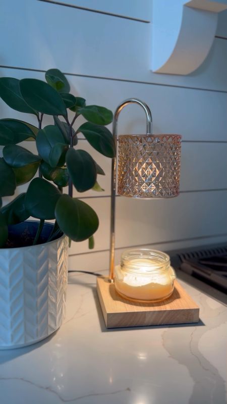 Candle warmer lamp from Amazon! This one is so pretty! Warmer Comes with multiple modes/dims timer and on off switch Wax Warmer Lamp with 2 Bulbs, Timer & Dimmer 7-Levels, Compatible All Jar Candles, Candle Top Melting, Glass Candle Heater Lamp for Scented Wax, Elegant Home Decoration, Amber antique candle #LTKGiftGuide 

#LTKhome #LTKfindsunder50 #LTKVideo