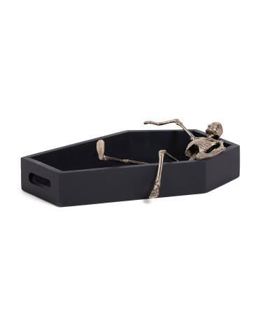 Skeleton Coffin Server | TJ Maxx