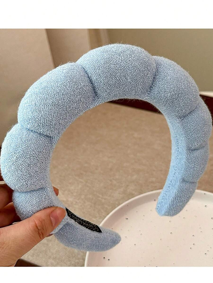 Cute 1pc Light Blue Beauty/Hair Salon SPA Headband | SHEIN