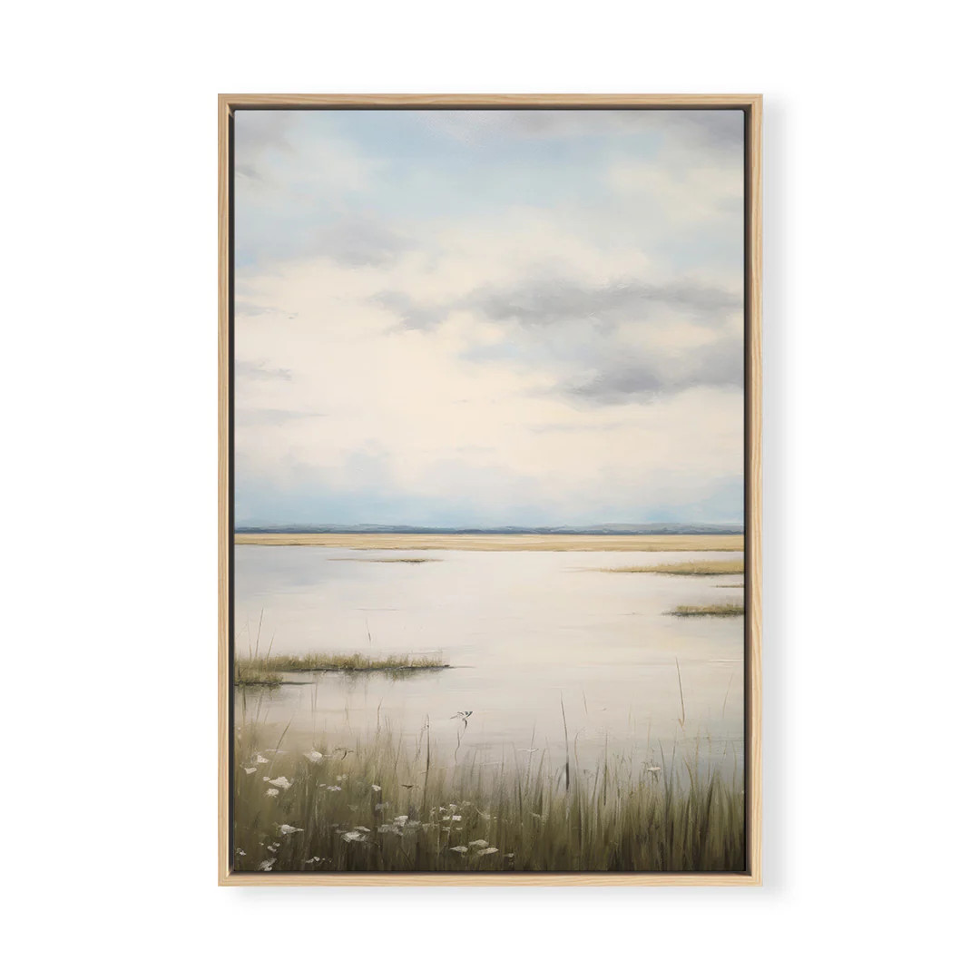 Calm Marsh Vertical | High-End Abstract Wall Art | Urban Garden Prints