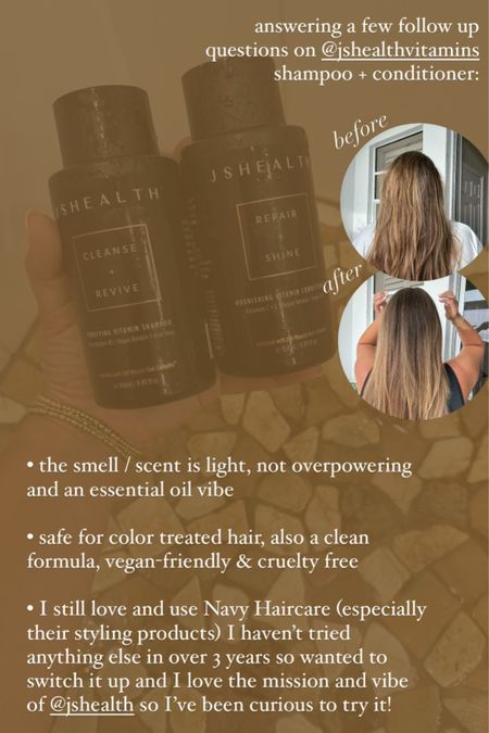 Answering a few follow-up questions to my JSHealth Vitamins shampoo + conditioner! Use code CARALYN15. 